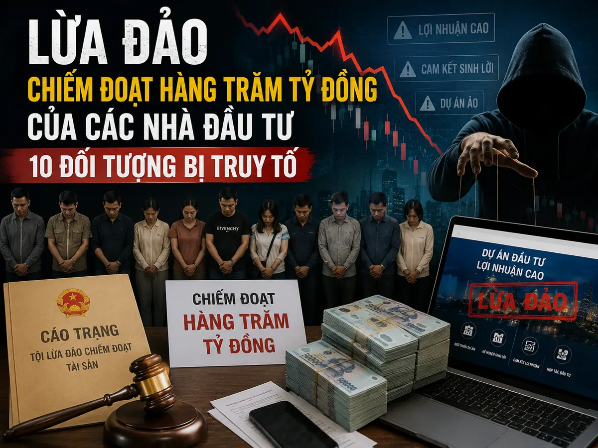 Ảnh minh họa vụ lừa đảo chiếm đoạt tiền của nhà đầu tư