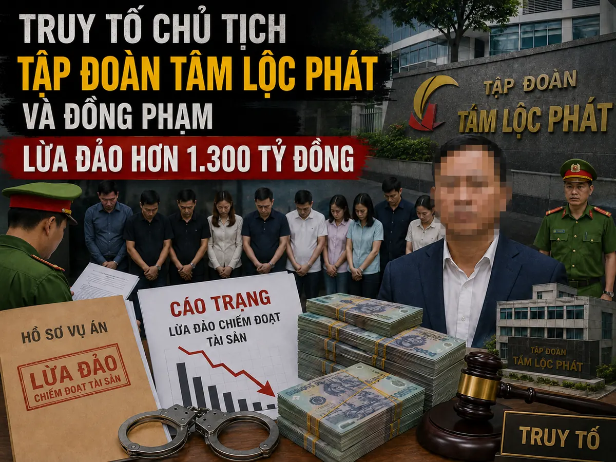 Ảnh minh họa vụ Tâm Lộc Phát bị truy tố lừa đảo hơn 1300 tỷ đồng